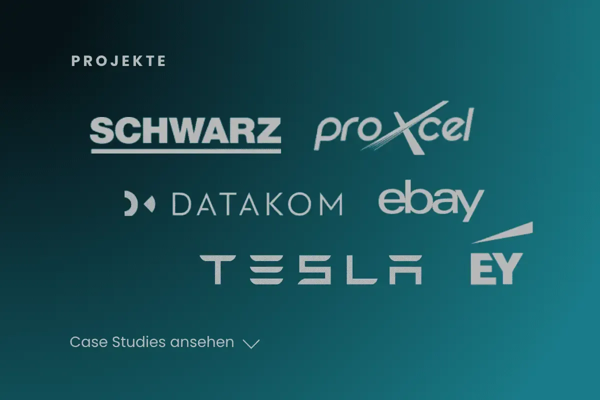Auswahl unserer Kundenreferenzen: Schwarz Gruppe, proXcel, Datakom, ebay, Tesla, EY | Gallmond IT Personalberatung